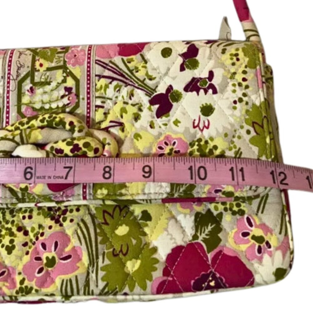 Vera Bradley Knot Just A Clutch Shoulder Bag Make Me Blush Retired Quilted Soft - Picture 10 of 13